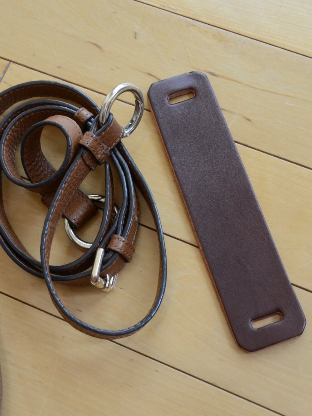 Boden brown pebbled leather hobo shoulder bag - Picture 3 of 13
